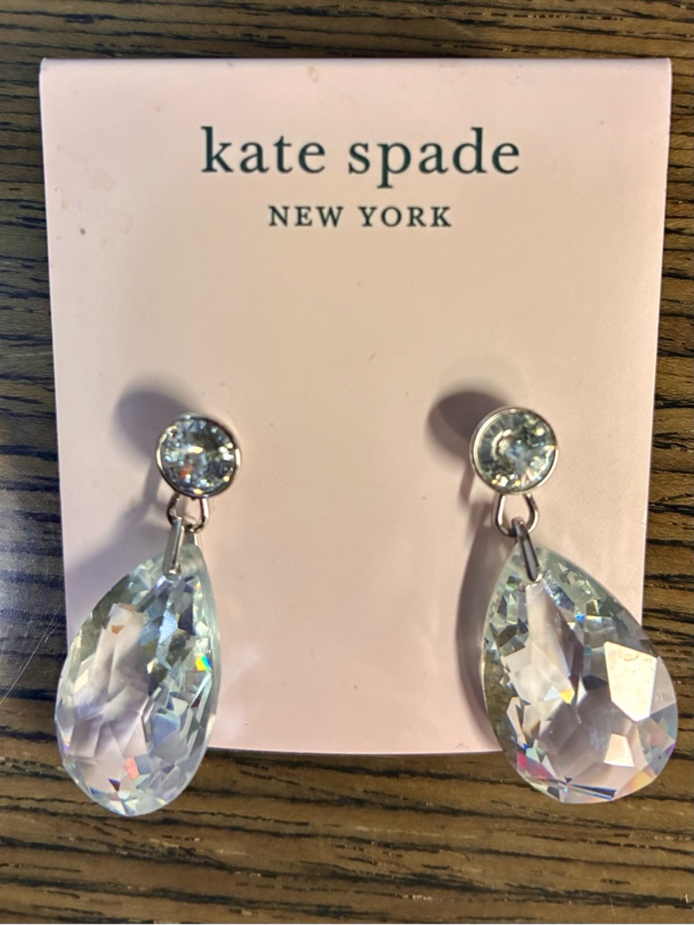 kate spade Crystal Drop Earrings